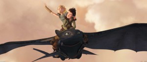Astrid, Hiccup y Toothless