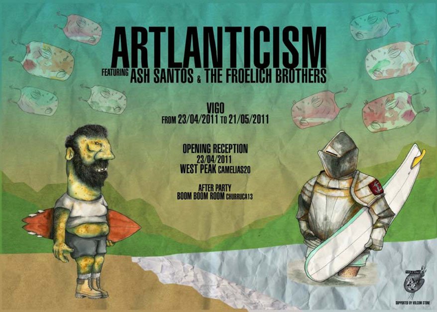 Cartel de la exposición Artlanticism