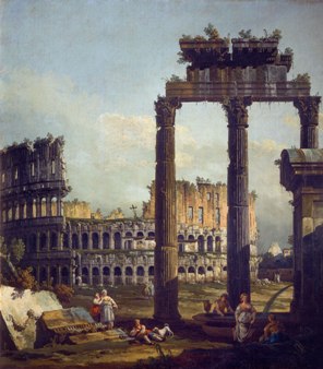 Capricho Romano, Bernardo Bellotto, 1746