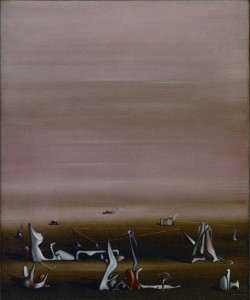 El geómetra de los sueños (Yves Tanguy, 1935)