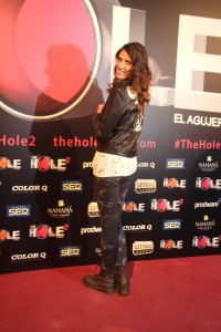 Elia Galera en el estreno de "The Hole 2'.