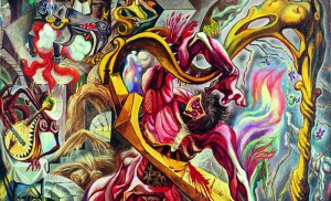 En la torre del sueño (André Masson, 1938)