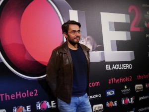 El periodista Màxim Huerta fue de los primeros en llegar a la cita.