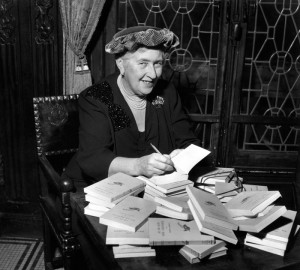 La escritora de novela negra, Agatha Christie-Fuente: blog spn314