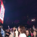El público en la "noche de Cadena 100" en el Palacio de Deportes de Madrid
