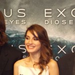 Christina Bale, Maria Valverde y Ridley Scott juntos en la premiere de Éxodus
