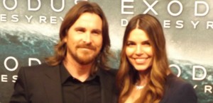 Christian Bale y su mujer