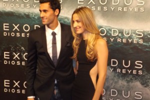 El futbolista Álvaro Arbeloa y su mujer