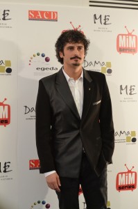 El actor Antonio Pagudo en los Premios del Festival de Series MIM 2014