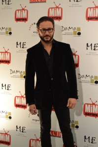 Carlos Santos en los Premios del Festival de Series MIM 2014
