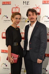 Imagen de Marta Hazas y Javier Veiga en los Premios del Festival de Series MIM 2014