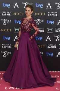 La actriz Blanca Suárez en los Goya 2015