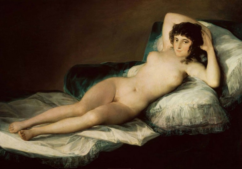 "Maja desnuda", de Francisco de Goya
