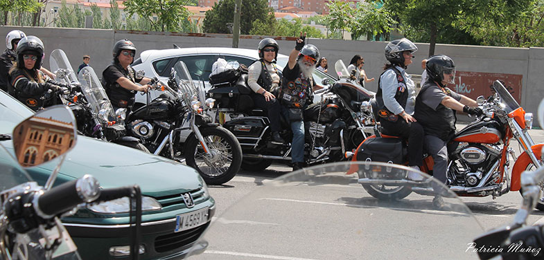 Harley Davidson concentracion