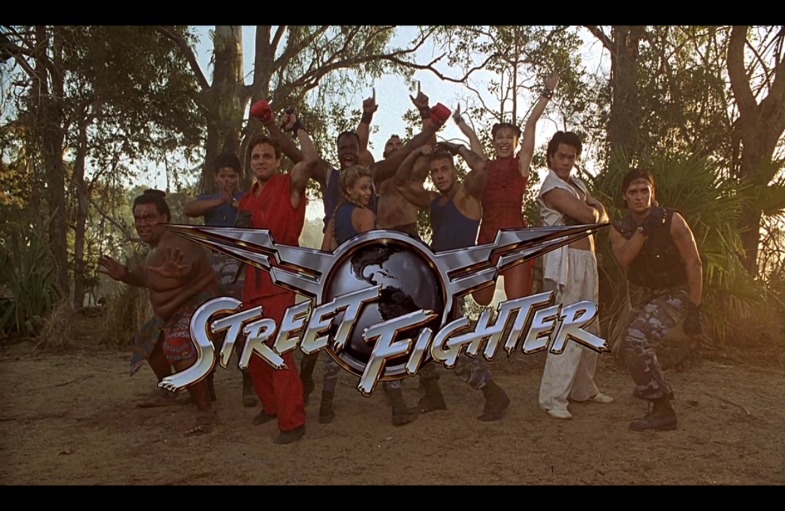 Fotorafía de los personajes de la película "Street Fighter" (1994)