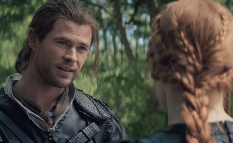Chris Hemsworth repite en el papel del cazador Eric en 'Las crónicas de Blancanieves: el cazador y la reina del hielo'