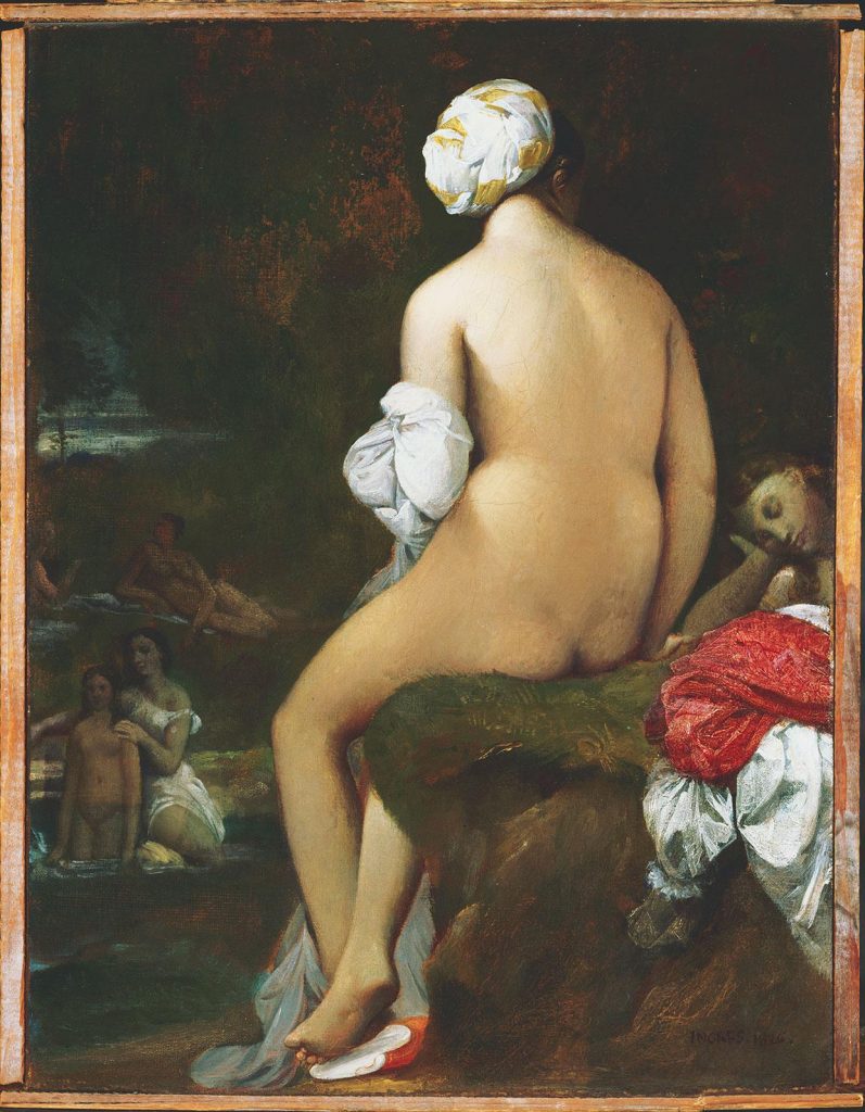 La pequeña bañista · Ingres · 1826 · Óleo sobre lienzo