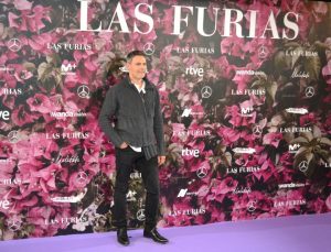 Roberto Enríquez en el estreno de Las Furias