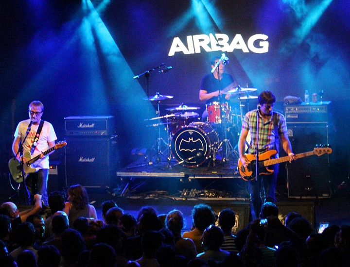 Airbag durante el concierto