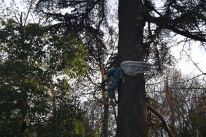 El ángel anunciando la buena nueva