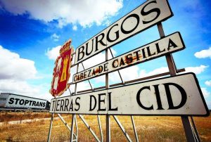 Señal de la provincia de Burgos