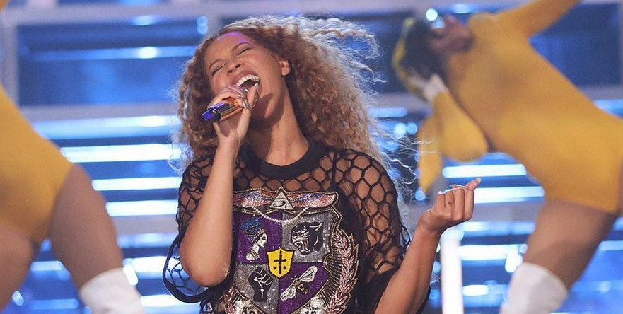 Beyoncé cantando en el Coachella | Getty images 