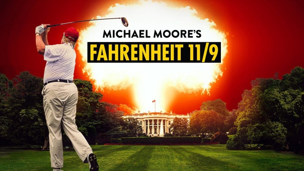 Cartel de la película de Michael Moore, Fahrenheit 