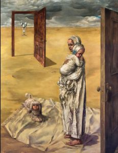 'Maternity' (Maternidad), 1946–7. Dorothea Tanning.