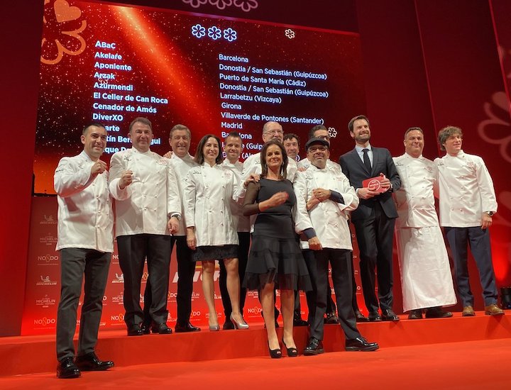 Los 11 chefs con 3*** Estrellas Michelin en España