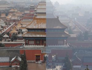 Comparativa de las emisiones de dióxido de nitrógeno en China