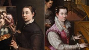 Sofonisba Anguissola y Lavinia Fontana (de izda. a dcha.)