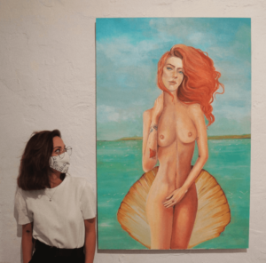 Celia Gallego junto a Venus