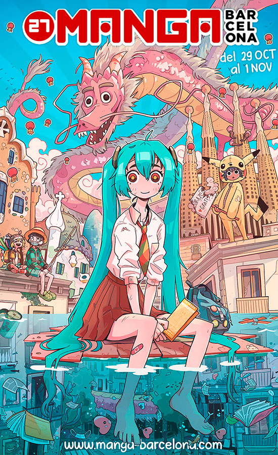 Cartel de la 27ª Edición del Manga Barcelona