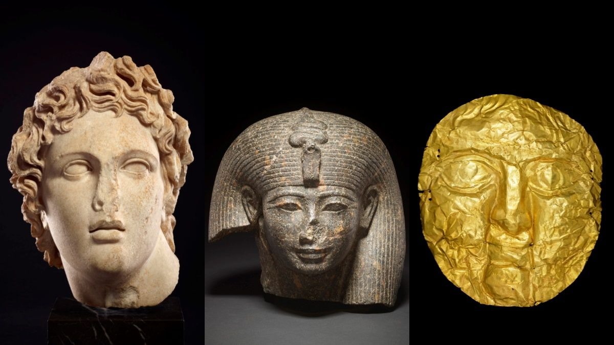 Tres piezas arqueológicas exposición "La imagen humana"
