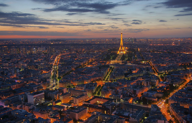 Vista de París desde la Torre Montparnasse