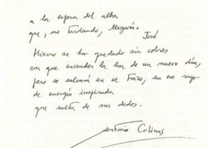 Poema de Antonio Colinas