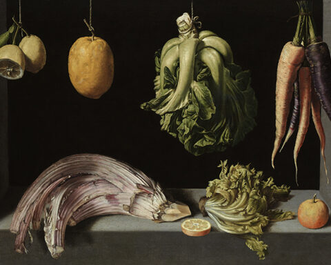 Juan Sánchez Cotán, Bodegón con frutas y verduras, hacia 1602