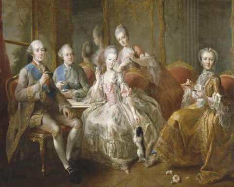 La familia del duque de Penthièvre