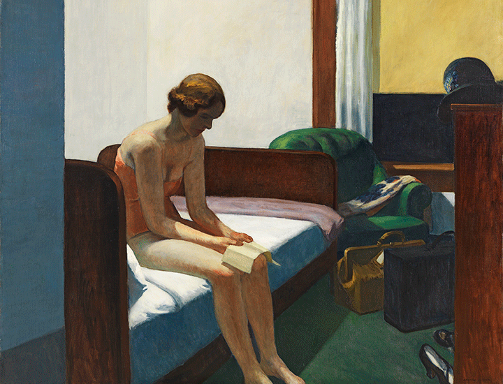 Edward Hopper, Habitación de hotel, 1931.