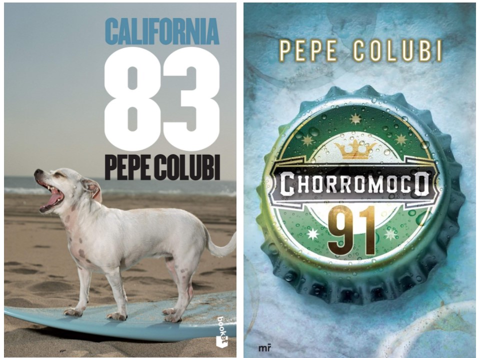Portadas de California 83 y Chorromoco 91, de Pepe Colubi