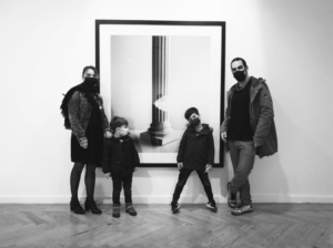 Esther Martín y su familia