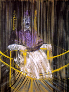 'Estudio según el retrato del Papa Inocencio X por Velázquez' de F. Bacon (1953)