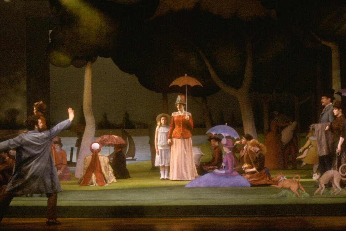 Representación del musical 'Sunday in the Park With George' (1984)