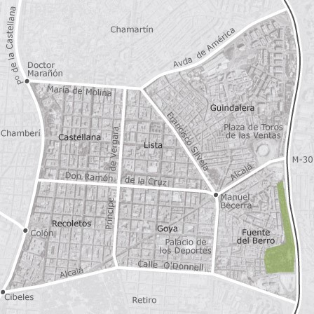 Los seis barrios del distrito de Salamanca
