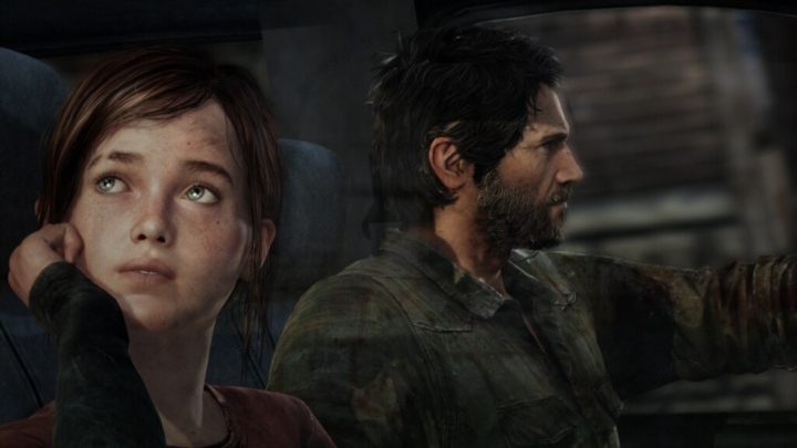 Ellie y Joel durante una de las secuencias del videojuego.
