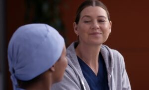 Meredith Grey durante el último capítulo