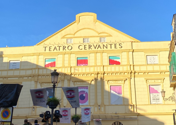 Teatro Cervantes de Málaga durante la vigésima sexta edición del festival de cine / María Cantó.
