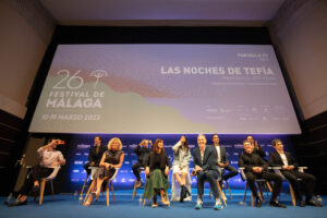Presentación de la serie Las noches de Tefía en el Festival de cine de Málaga / Koke Pérez.
