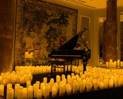 El piano y las velas, los protagonistas del concierto