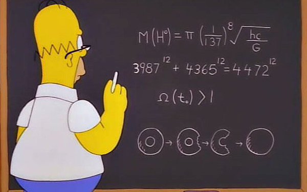 Ecuación Homer - Tomada de TW